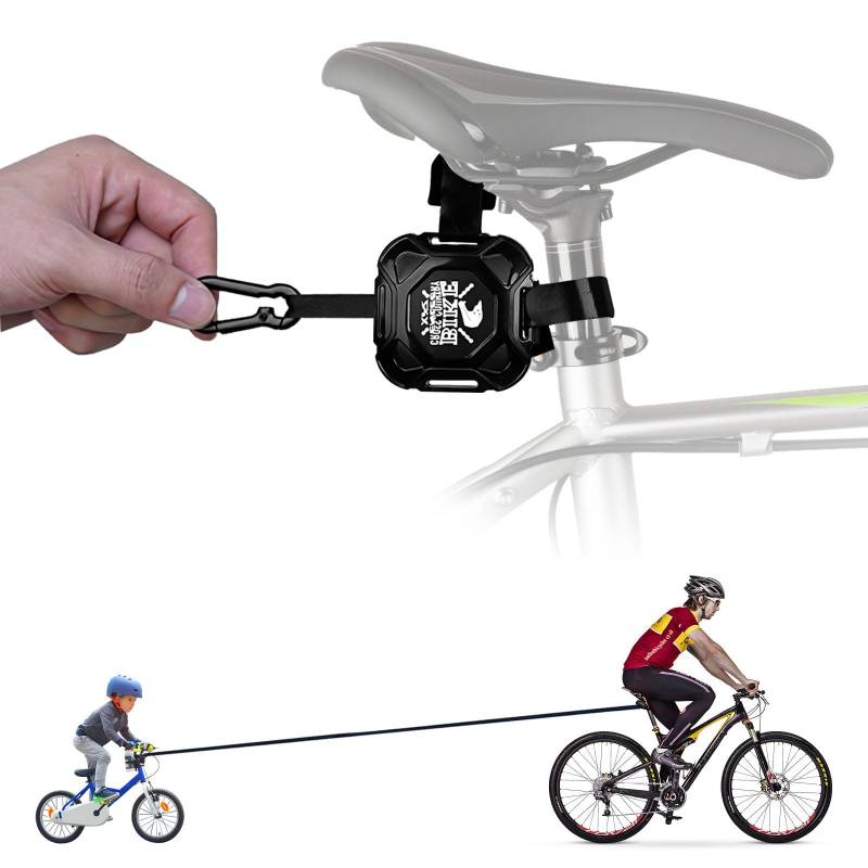 TOPCHANCES Fahrrad Abschleppseil Kinder, 2.5M Fahrrad Traktionsseil, Eltern Kind Zugseil Abschleppseil Traktionsseil, Tragfähigkeit 100 KG für Kinder MTB Bike von TOPCHANCES