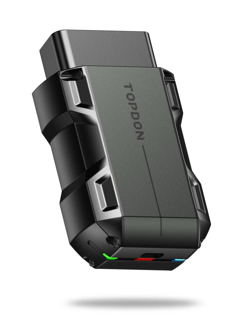 TOPDON Topscan OBD2 Diagnosegerät, Aktiver Test, OBD2 Bluetooth Adapter mit 8 Reset-Diensten, OBDII-Allsystem-Diagnosetool, Motor-Prüfen, Fahrzeugleistungstest, für iPhone und Android von TOPDON