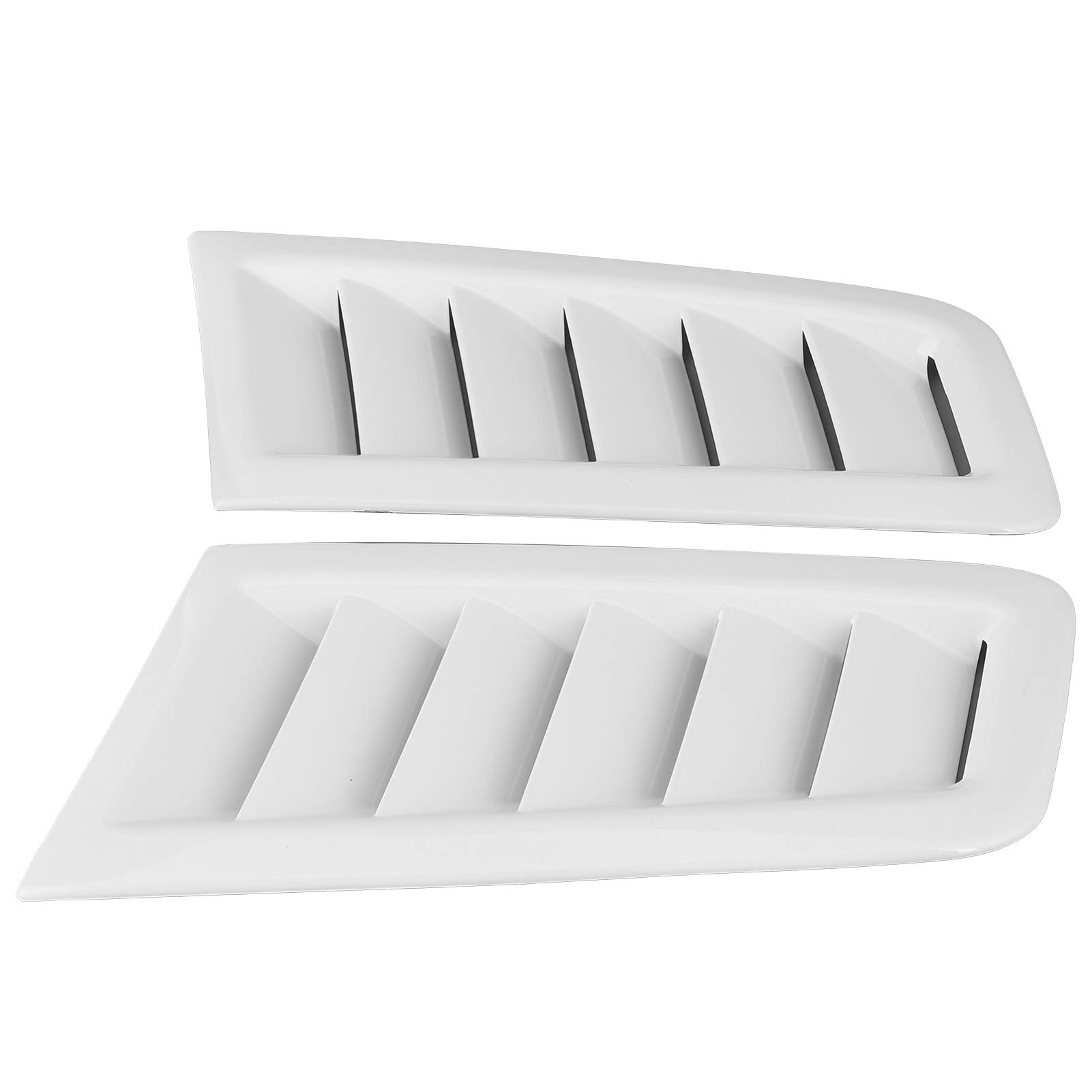 Cap Lüftung für RS -Stil RS -Stil für Haltbare Außenteile des Fokus MK2, Made ABS Kunststoff, Kratzfest und Kratzfest, 2 PCs Sind Enthalten, Ideale Besitzerautos (1) von TOPINCN