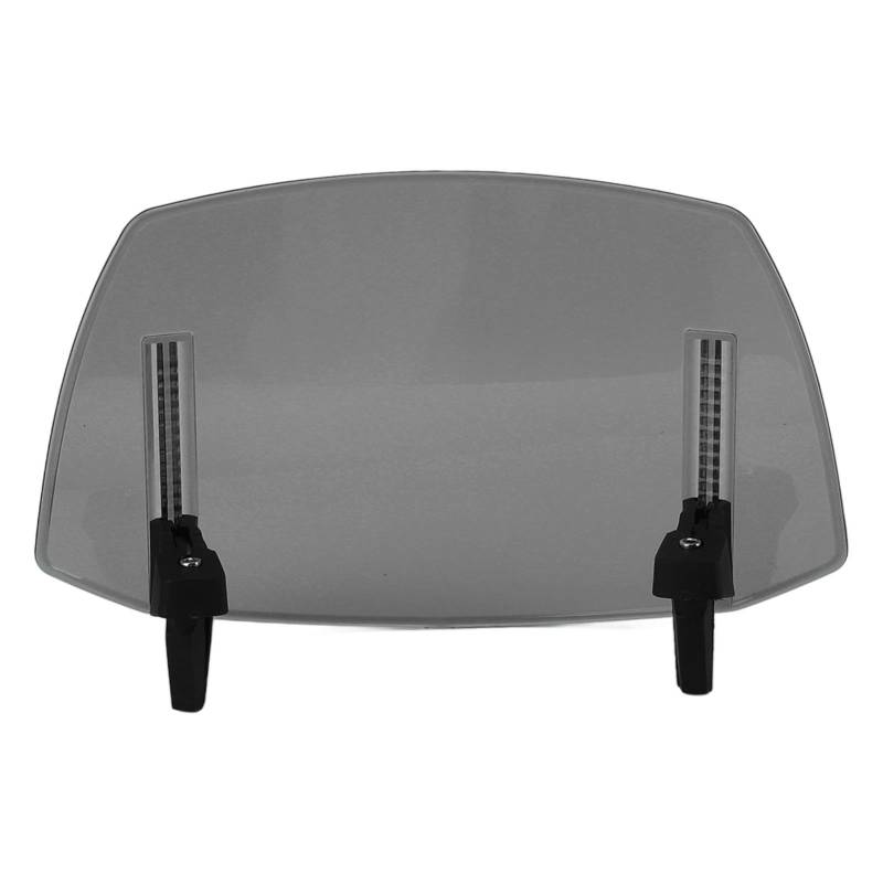 Einstellbare Stilvolle -Windschutzscheibe -Windschutzdedex für MT07 MT09 MT10 R1 R3 FZ6 TMAX530 TMAX 500, Starker Schutz für Fahrer, Universal Fit Frontbildschirm (Rauchig) von TOPINCN