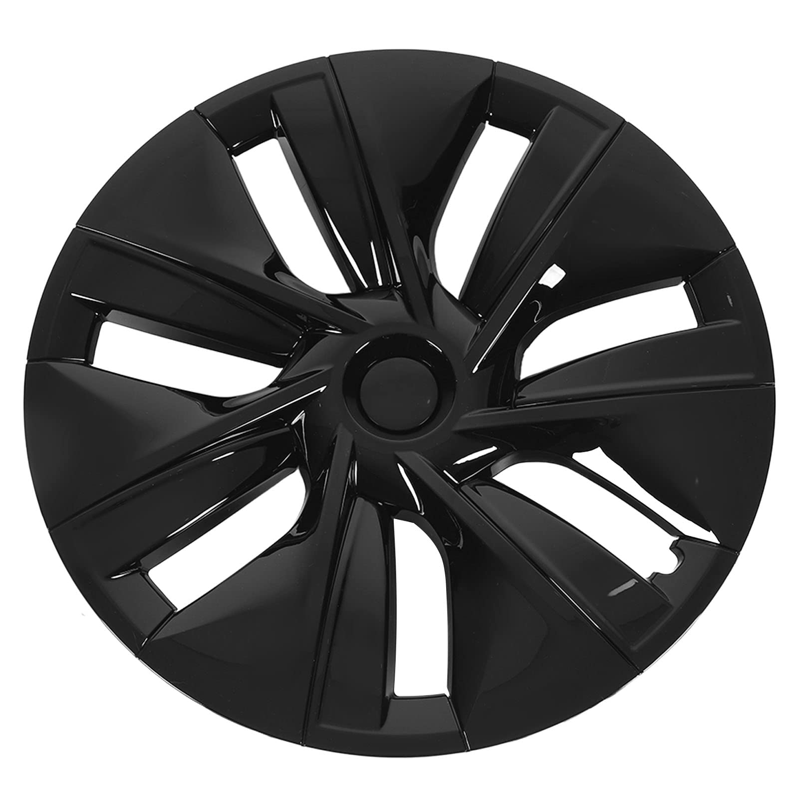 Elegante Cracas, Angepasst an das Modell und 2020-2023, Langlebige Radabdeckung, Einfache Installation, Modedesign für Fans Autos (Helles Schwarz) von TOPINCN