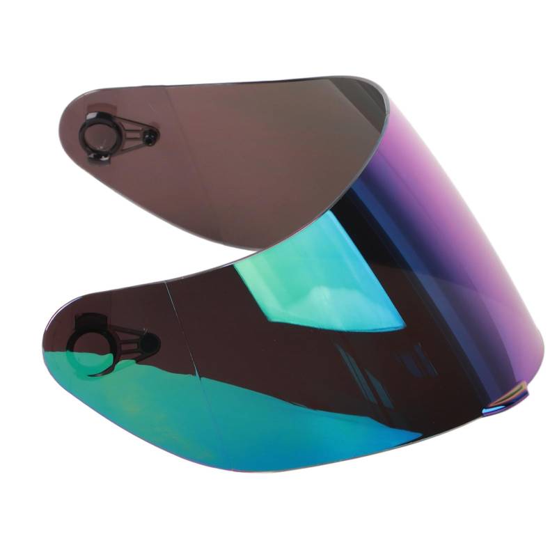Fit für AGV K5 K3SV Helmlinsen Anti-Explosion Leichter Visierersatz, Modischer Look für Motorradbegeisterte (Colorful) von TOPINCN