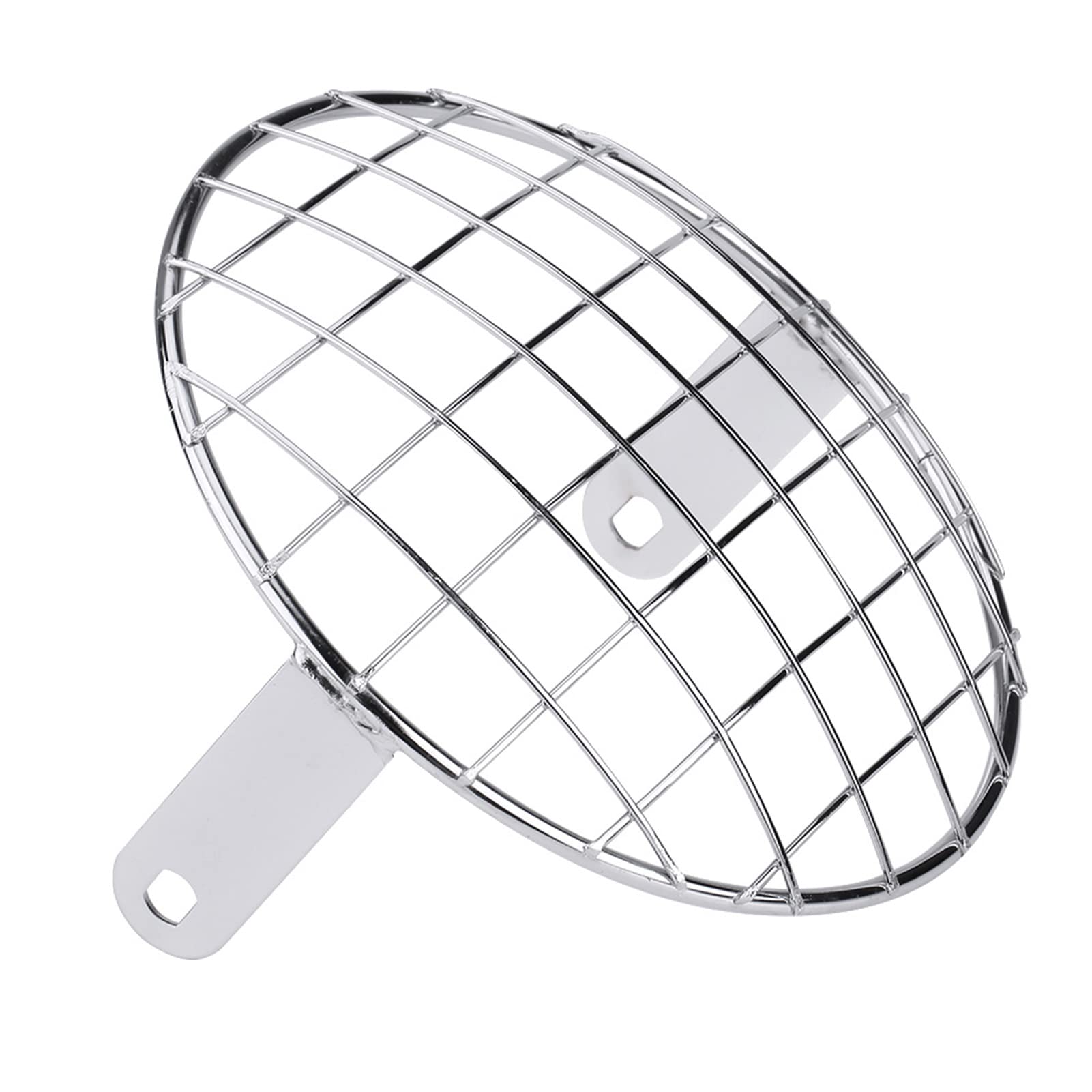 Motorrad-Scheinwerfer-Netz, Schutzgitter für Motorrad-Scheinwerfer Diamond Grid Front für Autocycle(Chrom) von TOPINCN