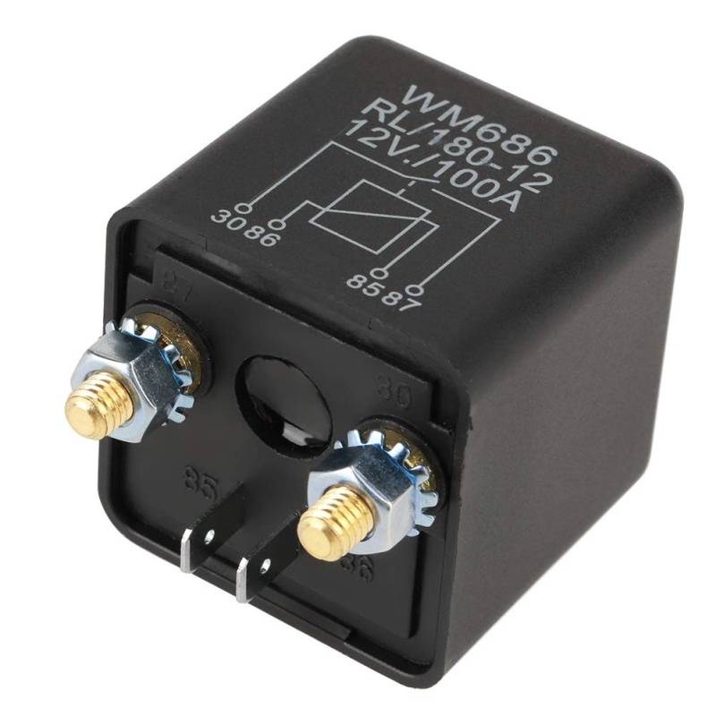 12V 100A Normal offenes Hochleistungs-Autostarterrelais für Steuerbatterie EIN/AUS von TOPINCN