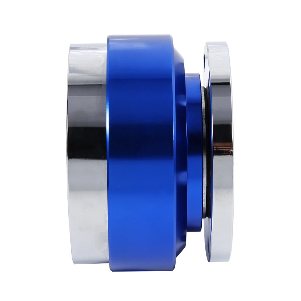 TOPINCN 6 Loch Bolzenkugel Schnellfreisetzung Lenkrad -Hub -Hub Adapter, Langlebiger Billet Aluminiumkörper, Schneller Abschied für Rennliebhaber (Blue) von TOPINCN