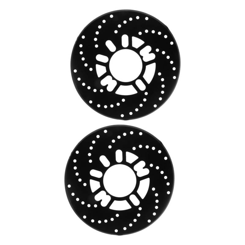 TOPPERFUN 1 Paar Bremsscheiben Dekorteil Auto Schutz Glänzend Glänzend Vorne Geformt Für Details Hinterrad Scheibenbremsen Kit Bremsadapter Kit Bremstrommel Aluminiumlegierung von TOPPERFUN