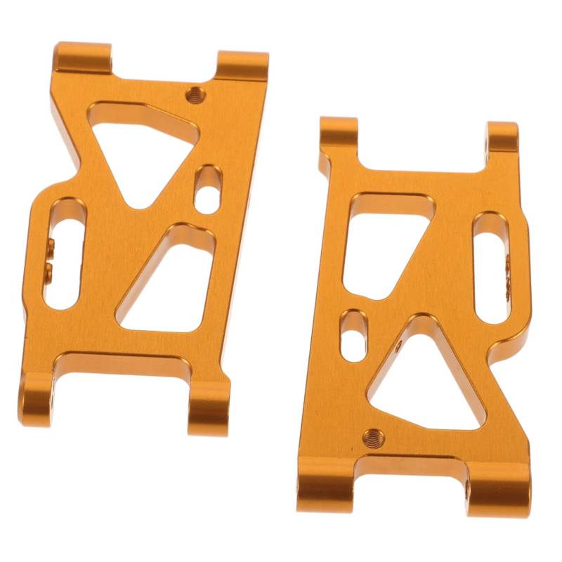 TOPPERFUN 1 Paar Mini Fernbedienung Vorderradschwinge Zubehör Rc Auto Werkzeuge Rc Verstärkte Schwinge Rc Auto Zubehör Rc Auto Modifikations Upgrade Kit Rc Auto Hinterradschwinge Goldenes von TOPPERFUN