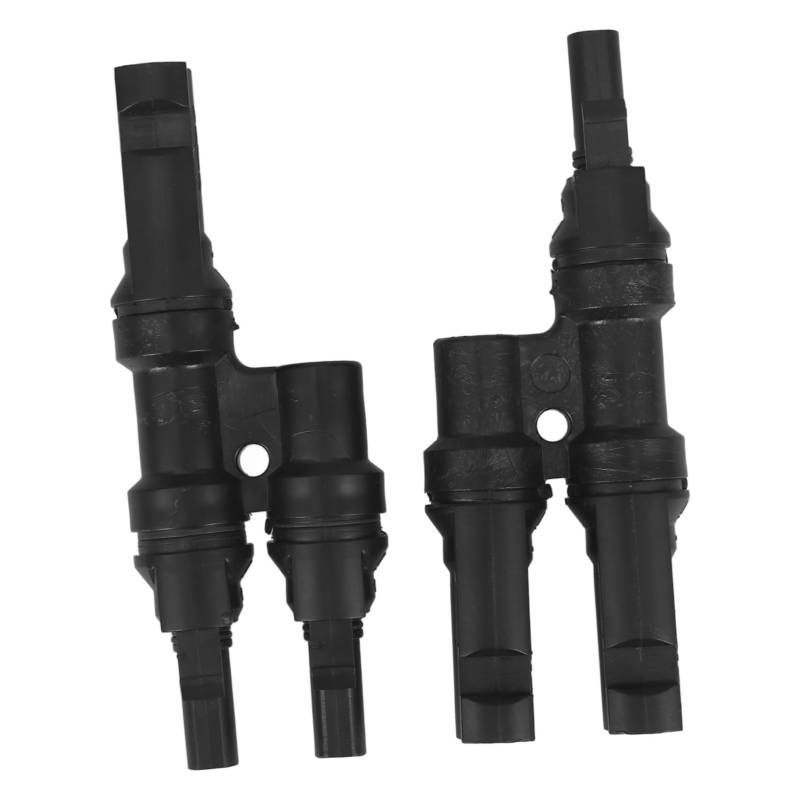 TOPPERFUN 1 Paar Schwarzer Photovoltaik Stecker Ppo Kupfer Solarstecker Photovoltaik Stecker Für Solarpanel Kabel Panel Stecker von TOPPERFUN