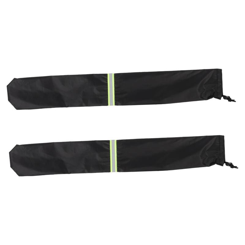 TOPPERFUN 1 Paar Wischerabdeckung Wischer-Regenschutz Wischerblatt Heckscheibenwischer Wischer Für Die Fensterreinigung Klinge Schwer Regenschutz Für Scheibenwischer Groß LKW Black Polyester von TOPPERFUN