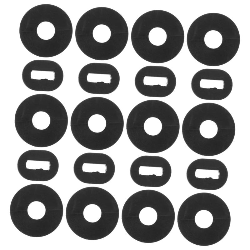 TOPPERFUN 1 Satz Ersatz -Jagd für Tatsache Zubehör Motorradabdeckung Einzel Motorradteile Seitenabdeckung Grommets EN Seitendeckel Motorrad dichtungen Gummibischung Gummi -Jagd Black von TOPPERFUN
