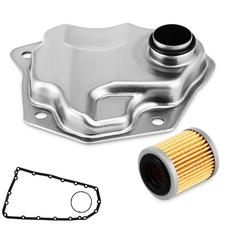TOPPERFUN 1 Satz Getriebeölfilter Kit Motorrad Siebdichtung Universal Autofilter Getriebeölfilter Getriebewanne Und Filter Getriebefilter Silber Aluminiumlegierung von TOPPERFUN