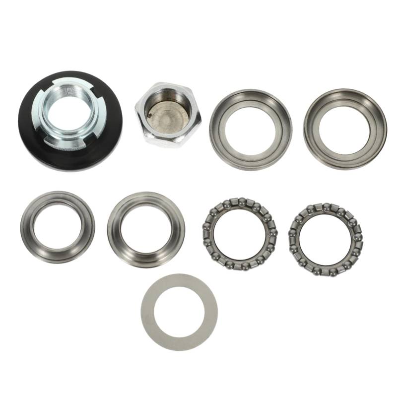 TOPPERFUN 1 Satz Lenklager Auf Tour Motor Reparatur Lenkung Rennen Unterstützung Lenkschaftlagerringsatz Lenkspindellagerring Lagersatz Silver Stahl von TOPPERFUN