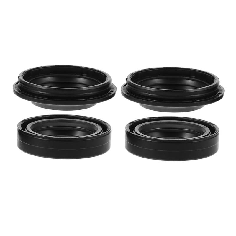 TOPPERFUN 1 Satz Motorrad Öldichtungen Dichtungsdichtung Metrische Dichtung Ersatz Motorrad Staubdichtung Ölschutz Motorrad Vorderradgabel Öldichtungssatz Schwarzer Gummi von TOPPERFUN