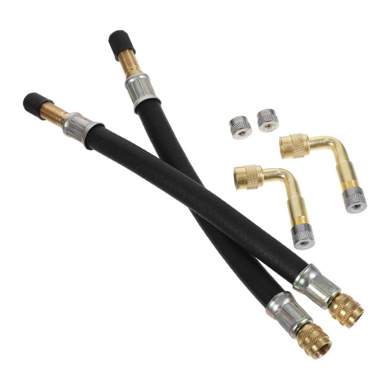 TOPPERFUN 1 Satz Stielverlängerung Ventiladapter Universal- Auto Extender Stengel LKW Ventilschaftverlängerungsadapter für Wohnmobile Ersatz-Ventilschaftverlängerung Gummi von TOPPERFUN