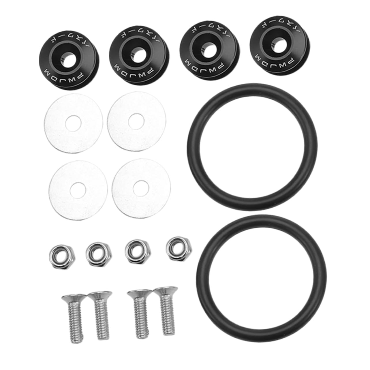 TOPPERFUN 1 Satz Stoßstangenbefestigungsschnalle Stoßfänger-Schnellspanner Schutz Stoßstangenhalter Clips Stoßfängerbefestigungen Zubehör für Stoßstangen Gummiband Black TOPPERFUN 1 Satz Stoßstangenbefestigungsschnalle Stoßfänger-Schnellspanner Schutz Stoßstangenhalter Clips Stoßfängerbefestigungen Zubehör für Stoßstangen Gummiband Black von TOPPERFUN
