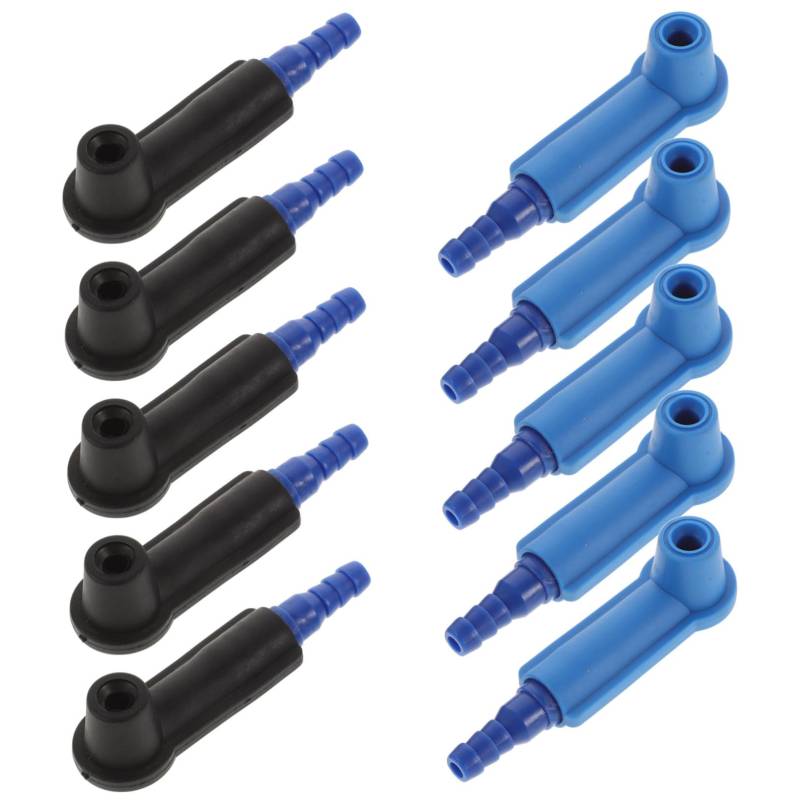 TOPPERFUN 10 Teiliges Bremsöl Werkzeug Gelenkwechsel Bremssattel Motor Hydraulikadapter Entlüftung Ersatz Entlüfter Mighty Brake Bleed Connector Bremsöl Werkzeuge von TOPPERFUN