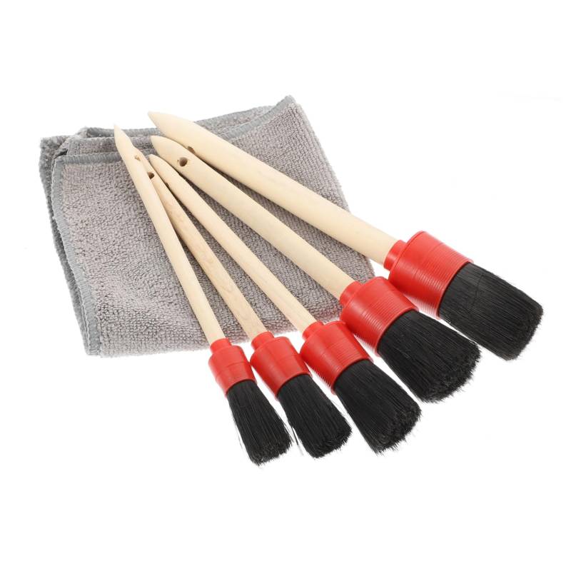 TOPPERFUN 1Satz Durable Wheel Hub Brush Auto Wheel and Tire Ergonomic Design with Soft Bristles for Safe and Efficient von TOPPERFUN