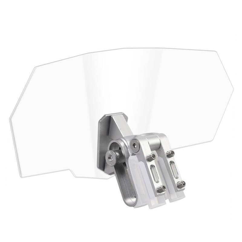 TOPPERFUN 1Satz Windschutzscheibe Einstellbar Windabweiser Für Transparent Modifizierte Windschutzscheibe Einfacher Einbau Verbessert Windschutz von TOPPERFUN