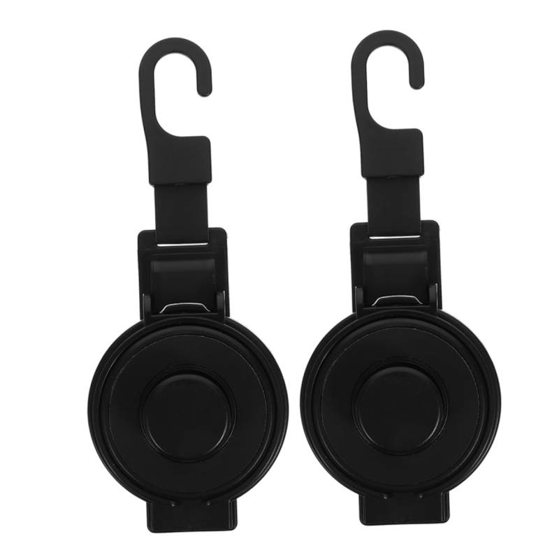 TOPPERFUN 2 Stück Auto -Becher -Halter für Ihr Auto Getränkehalter im Auto Sitz Auto Aufbewahrungstasche Auto becherhalter Autohaken Auto -Pokal -Halter Becherhalter fürs Auto pp Black von TOPPERFUN