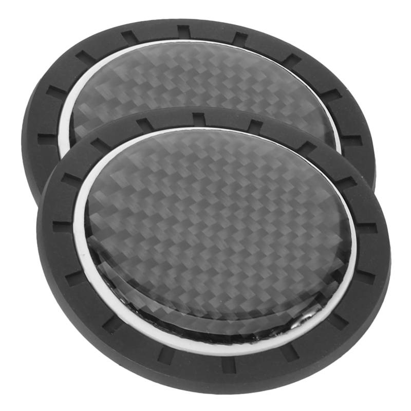 TOPPERFUN 2 Stück Auto Untersetzer Für Auto Getränkehalter Matte Dupe Auto Becheruntersetzer Zweckhalter Getränke Auto Montierter Wasserbecherhalter Autozubehör Innenraum Auto von TOPPERFUN