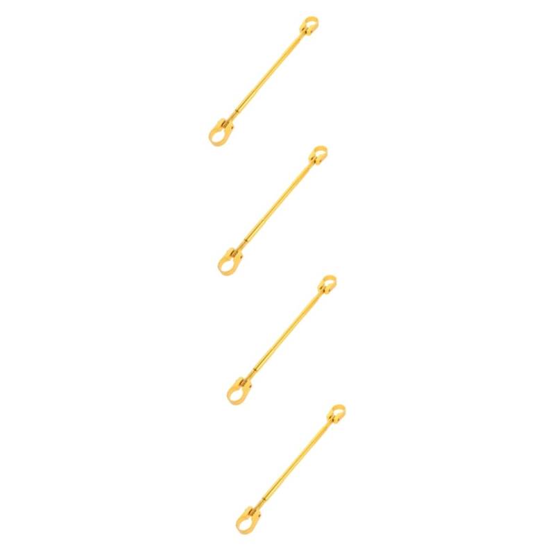 TOPPERFUN 4 Stück Balance-Bar-Lenker motorradzubehör Verstärkung Lenker Motorradlenkerzubehör Schlüssel Griff mit Lenker Balance Bar Motorrad Motorrad-Lenkerstrebe Aluminiumlegierung Golden von TOPPERFUN