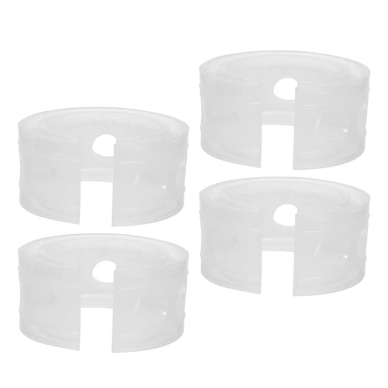 TOPPERFUN 4 Stück Federstoßdämpferkleber Auto Stoßdämpfer Absorber Auto Stoßstangenkissen Vibrations Autopufferfeder Ersatz Auto Stoßdämpferbuchsen Puffer Hochwertiger Gummi von TOPPERFUN
