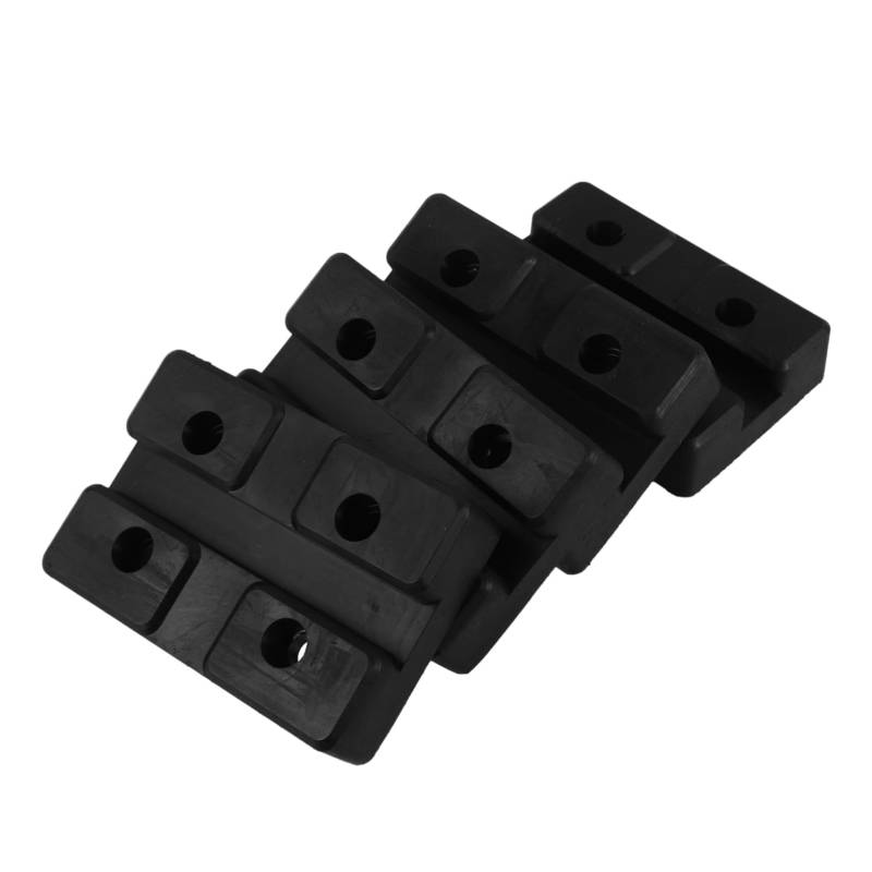 TOPPERFUN 4 Teiliges Hebegummi Pad Wagenheber Kfz Unterstützung Universal Pads Hebeständer Hochgeschweißt Geschlitzt Autoheber Stabilisierend Industriell Für Verdickte Fahrzeuge von TOPPERFUN