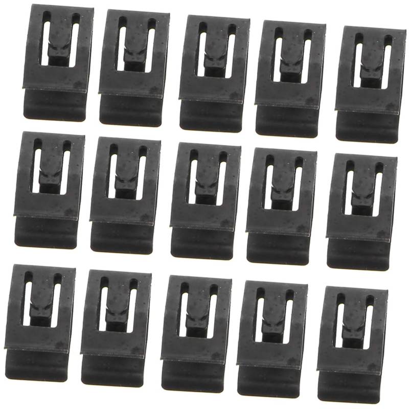 TOPPERFUN 80Stücke Auto Stoßfänger Clips Metallclips für Armaturenbrett Mittelkonsole Langlebige Verkleidungen für Verschiedene Fahrzeuge Ersatz für Beschädigte Clips von TOPPERFUN