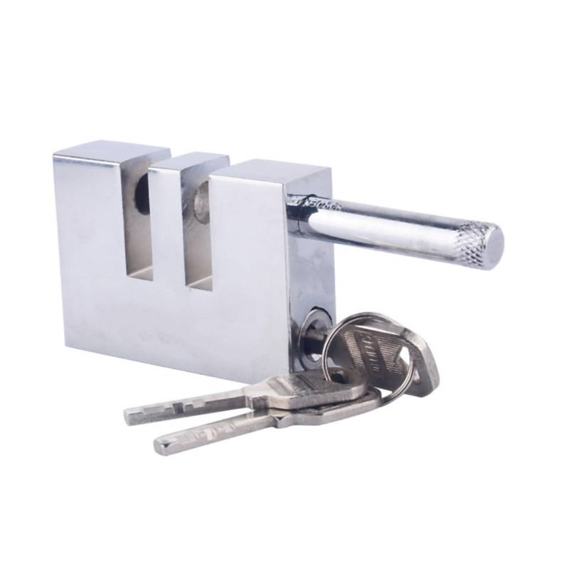 TOPPERFUN Bremspedalsperre lenkradschloss für Auto Fahrzeug Kupplungssperre Auto lenkradschloss Auto Anti-Diebstahl-Kupplungssperre Kupplungspedalsperre Auto Kupplungssperre Silver von TOPPERFUN