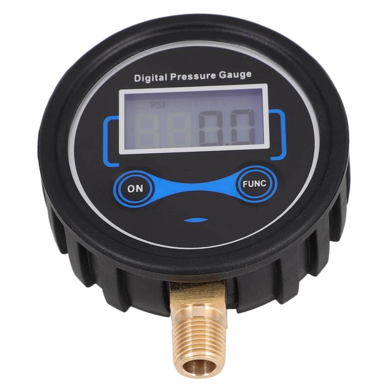 TOPPERFUN Digital Display Manometer mit Werkzeug Reifenluftdruckstift Reifenluftdruckmesser Auto Reifendruckprüfer Digitales Messgerät für den Reifendruck Reifendruckmesser Plastik Black von TOPPERFUN