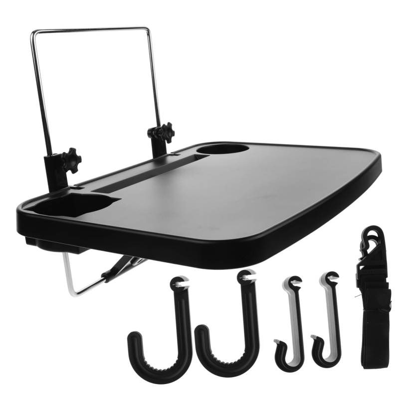 TOPPERFUN Kleiner Tisch Für Getränke Im Auto Getränkehalter Für Die Kopfstütze Getränkehalter Für Den Rücksitz Auto Essenshalter Getränkehalter Für Die Kopfstütze Auto Getränkehalter von TOPPERFUN