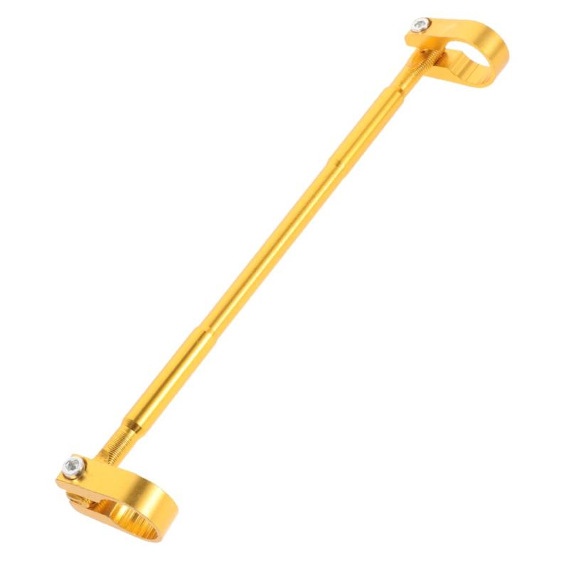 TOPPERFUN Motorradteile motorradzubehör Verstärkung Lenker Motorradlenkerzubehör Lenkerstütze Bar Griff mit Motorradlenkerbefestigung Lenker-Balance-Stange Aluminiumlegierung Golden von TOPPERFUN