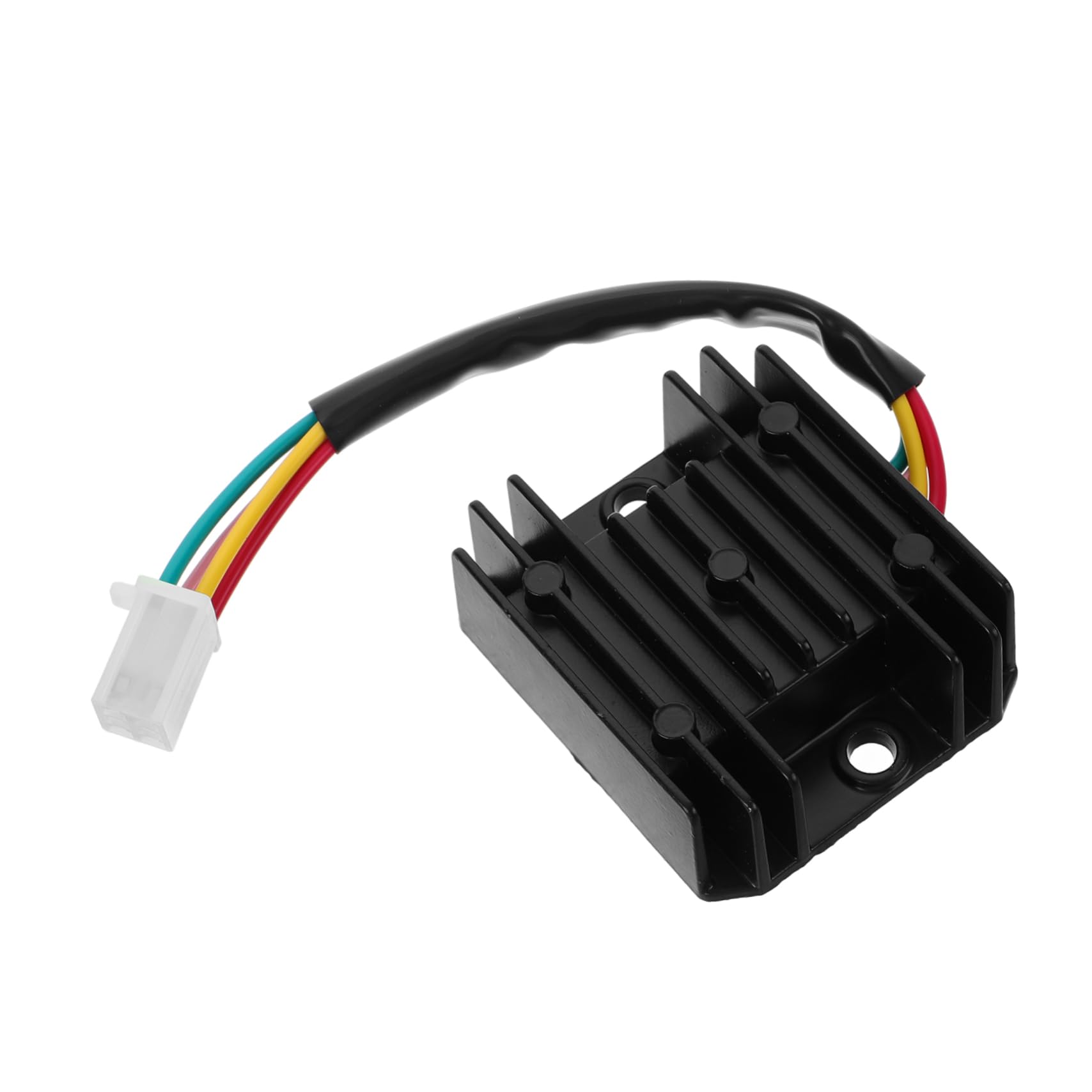 TOPPERFUN Motorradzubehör Controller Treiberleistung Motorrad Luftfilter Spannungsgleichrichter Stabilisator Kit Steckdosenadapterversorgung Universal Reiseadapter Spannungsregler Schwarzes von TOPPERFUN