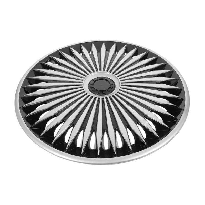 TOPPERFUN Radkappen Dekorative Abdeckungen Radkappen Felgenkappen Radkappen Autofelgen Radkappen Kappen Staubkappen Zierleisten Blau Auto Radkappen Felgen Für Auto Silber Enhance Pp von TOPPERFUN