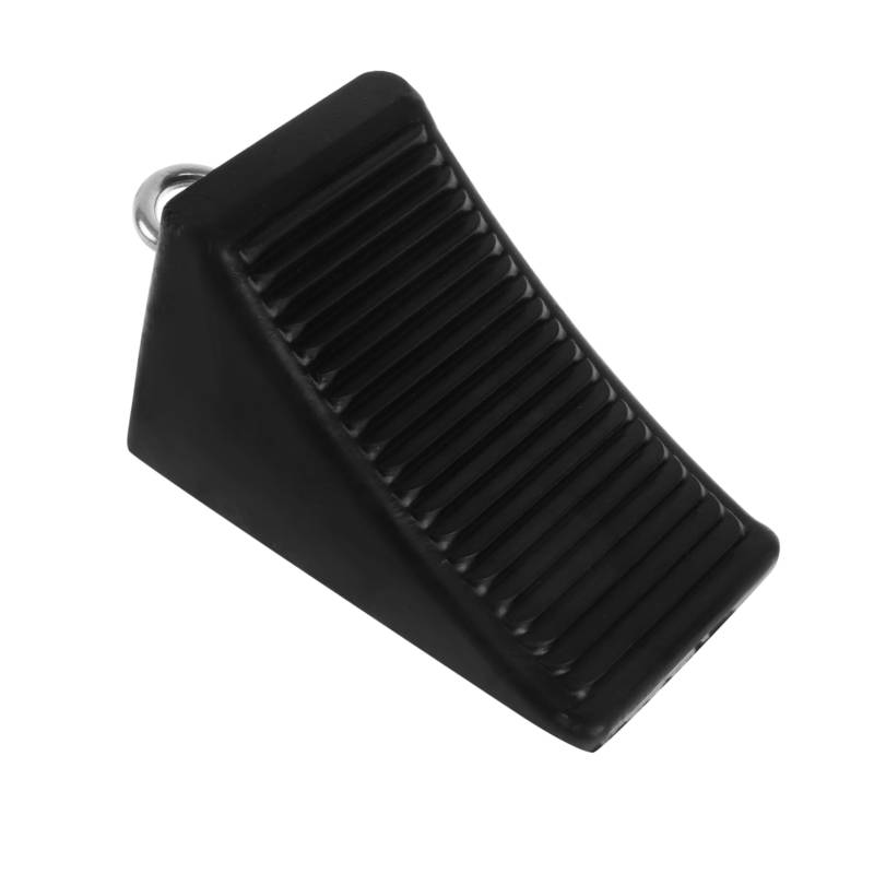 TOPPERFUN Schleudern Für Nonslip Anti-Slip Radkeil Stopper Unterlage Sperre Schwer Auto Groß Tischungen Fahrzeug Unterlegkeile Rv Unterlegkeil Wohnmobil-reifenkeil Reifenkeile Black Gummi von TOPPERFUN