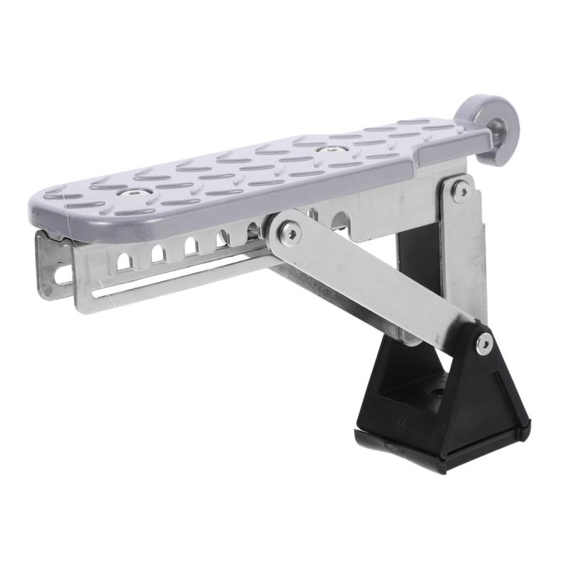 TOPPERFUN Verstellbare Pedale Trittschwelle Lkw Dach Auto Pedal Silber Stahl von TOPPERFUN