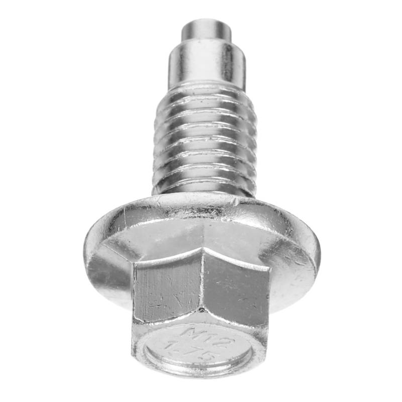 TOPPERFUN auto ölablassschraube Magnetischer Ölablassschraube Auto Ölwanne Ablassschraube Autos Getriebeablassschraube für Auto Ölablassschraube für Fahrzeuge Rostfreier Stahl Silver von TOPPERFUN