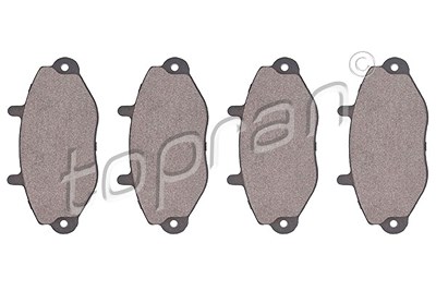 Topran Bremsbeläge Vorderachse (Satz) [Hersteller-Nr. 300637] für Ford von TOPRAN