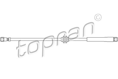 Topran Bremsschlauch [Hersteller-Nr. 401058] für Mercedes-Benz von TOPRAN