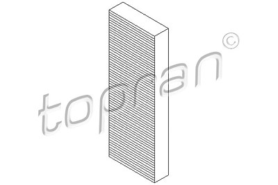 Topran Filter, Innenraumluft [Hersteller-Nr. 110547] für Audi von TOPRAN