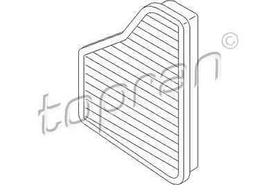 Topran Filter, Innenraumluft [Hersteller-Nr. 400213] für Mercedes-Benz von TOPRAN