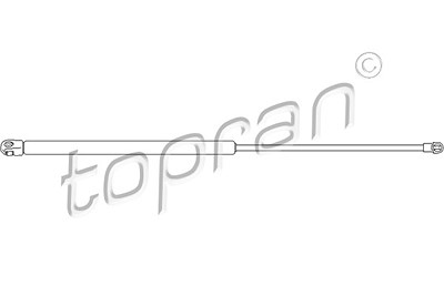 Topran Gasfeder, Koffer-/Laderaum [Hersteller-Nr. 112072] für Audi von TOPRAN