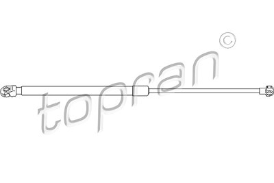 Topran Gasfeder, Koffer-/Laderaum [Hersteller-Nr. 112069] für VW von TOPRAN