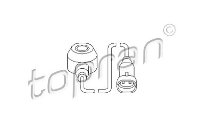 Topran Klopfsensor [Hersteller-Nr. 205892] für Opel, Vauxhall von TOPRAN