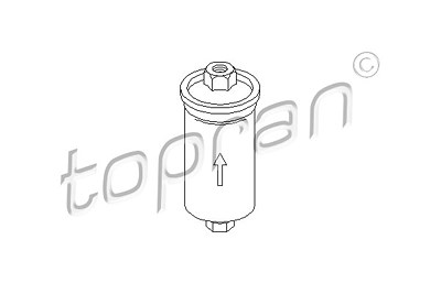 Topran Kraftstofffilter [Hersteller-Nr. 103607] für Audi, VW von TOPRAN
