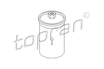 Topran Kraftstofffilter [Hersteller-Nr. 104276] für Audi, Seat, VW von TOPRAN