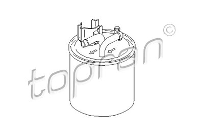 Topran Kraftstofffilter [Hersteller-Nr. 113255] für Audi von TOPRAN