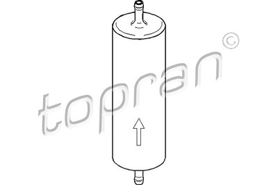 Topran Kraftstofffilter [Hersteller-Nr. 500738] für BMW von TOPRAN