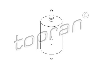Topran Kraftstofffilter [Hersteller-Nr. 207024] für Dacia, Nissan, Opel, Renault von TOPRAN