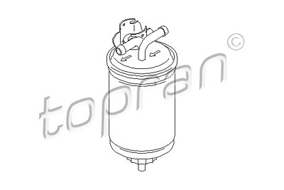 Topran Kraftstofffilter [Hersteller-Nr. 109049] für Seat, VW von TOPRAN